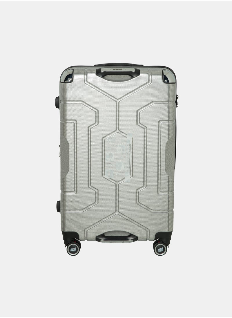 British Tourister 3-Piece ABS Hard Shell Luggage Set (20/24/28 Inch) with Expandable Layer – Lightweight Suitcases with Spinner Wheels, Aluminium Trolley – Travel Trolley Bag Set