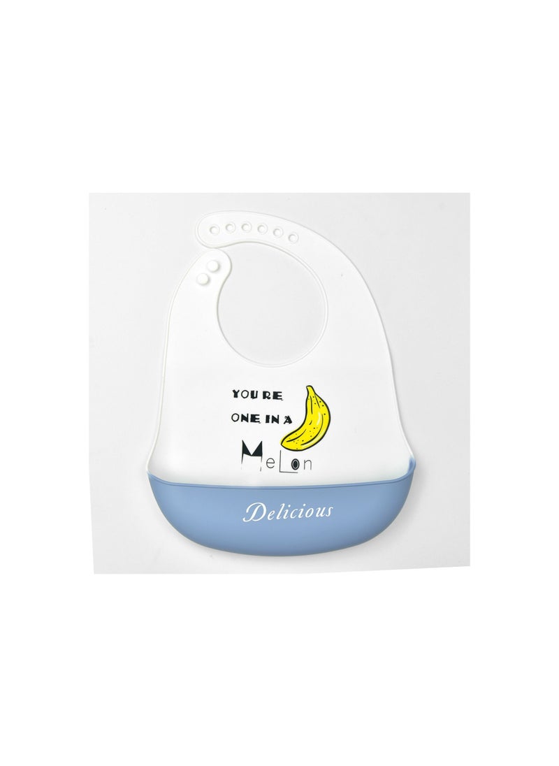 Loquat Silicone Cartoon Printing Baby Bib 