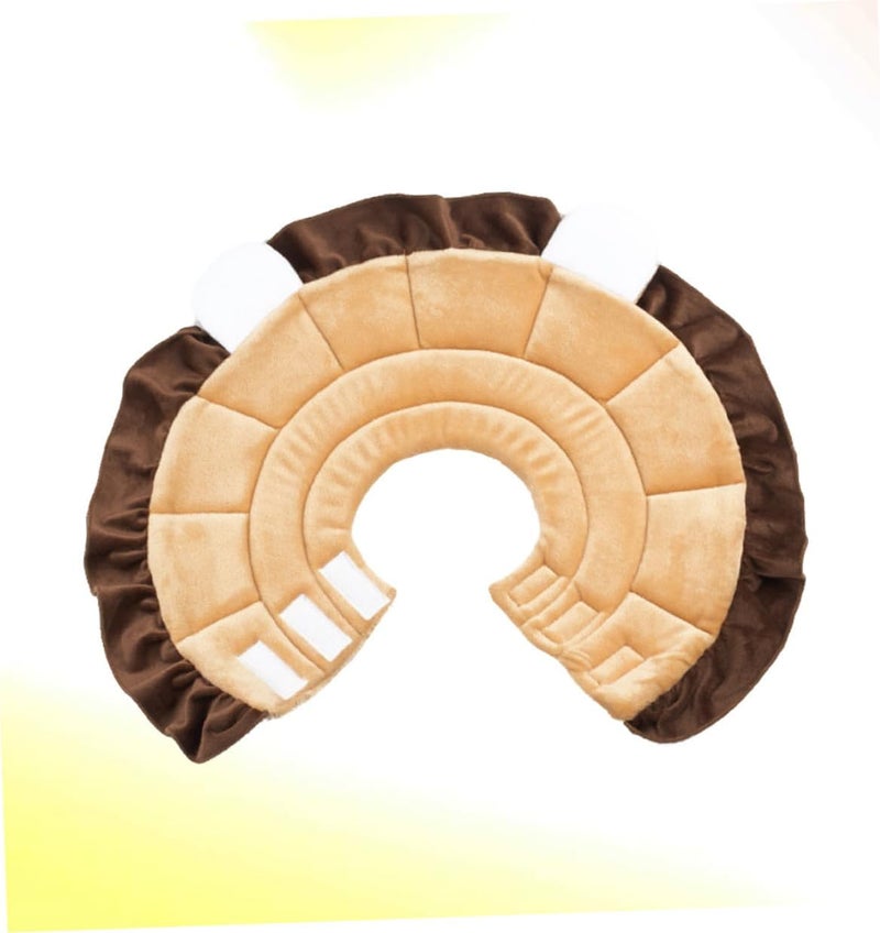 Lion Shape Pet Collar Neck Protective Anti-Scratch Dog Puppy Collar Soft Washable Cloth for Wound Healing - Image 4