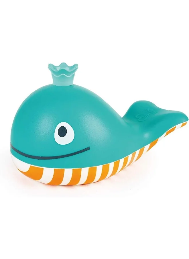 هيب Bubble Blowing Whale | Cute Bath Toy for Kids | Fill Spout with Bubble Bath or Soap for Realistic Bubbles | Floats on Water | Easy to Clean | Ages 3 Years & Up
