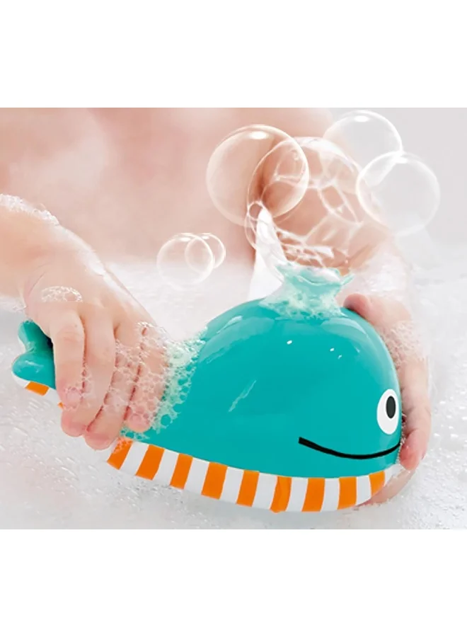 هيب Bubble Blowing Whale | Cute Bath Toy For Kids | Fill Spout With Bubble Bath Or Soap For Realistic Bubbles | Floats On Water | Easy To Clean | Ages 3 Years & Up
