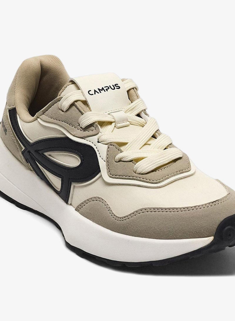 CAMPUS Men’s Off White Low Top Sneakers – Cool Retro Design Shoes with Bold Side Pattern and Modern Comfort - Image 5