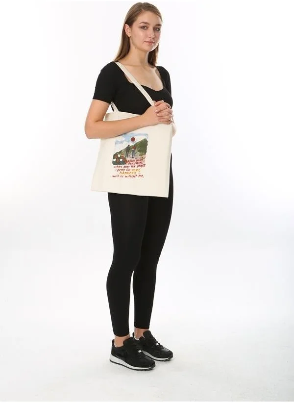باجهاشتاج Landscape Printed Cloth Bag