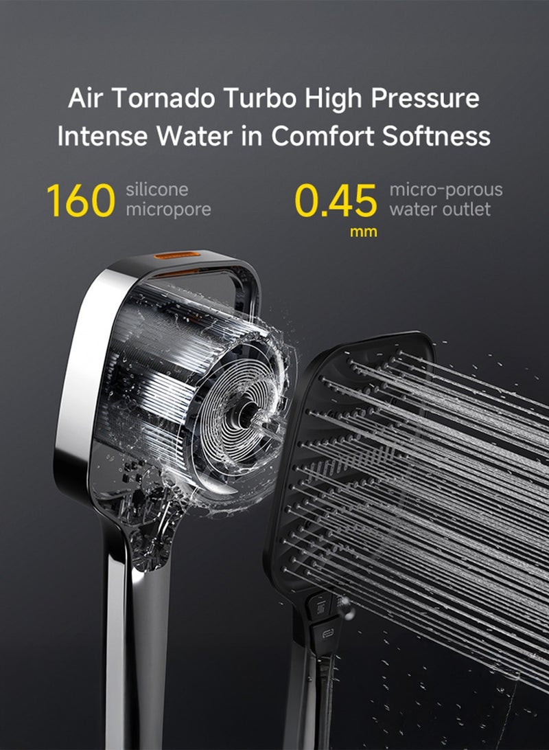 Deerma HS01 High-Pressure Filtered Shower Head with Turbo-Boost | 7 Modes & Powerful Spray Gun for Easy Cleaning - Image 3