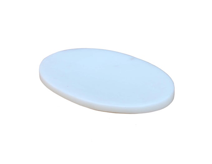 WHITE MARBLE STONE SOAP DISH SOAP HOLDER BATH ACCESSORIES BATHROOM ACCESSORIES OVAL