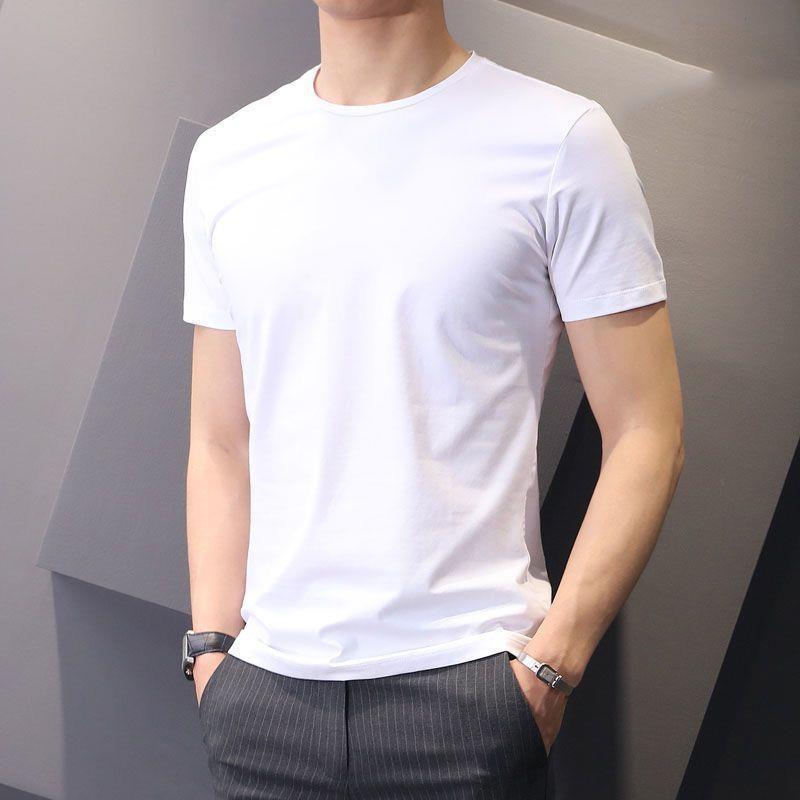 Mens Long-sleeved Shirt Autumn Fashion Brand Gradient Color Shirt Teenagers All-match Loose Design Sense in stock Jacket White short sleeve t 