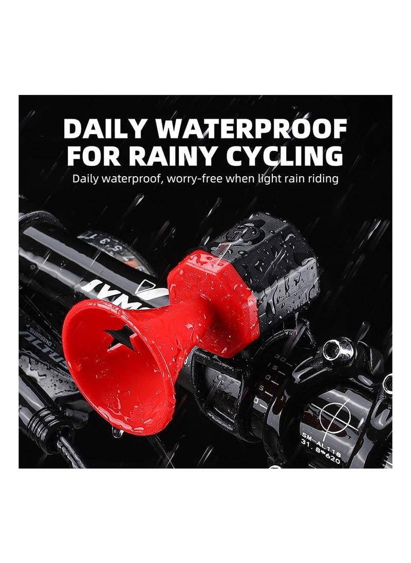 Generic - 125 dB Electric Bike Horn with 6 Sound Modes, Rechargeable Battery, Waterproof Design - Perfect Bicycle Accessory for Kids, Adults, and Mountain Bikes. - Image 1