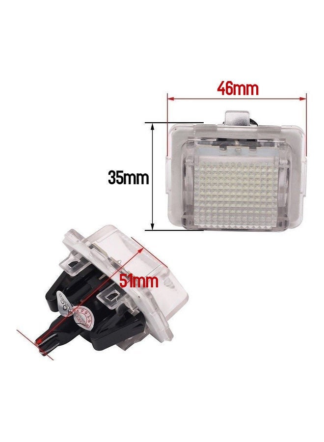 MUNTAQI 2-Piece License Plate LED Light Set For Mercedes Benz W204/W212/W216/W221/W207 - Image 5