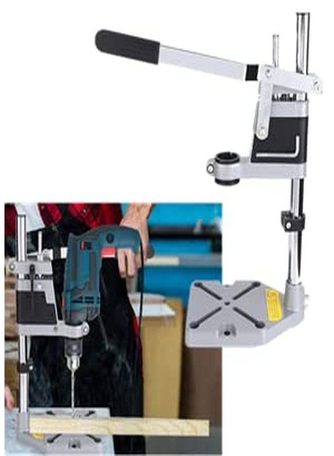 زيرون حامل مثقاب الطاولة، حامل مثقاب طاولة عمل عالمي عالي الدقة، مشبك تثبيت، حامل مثقاب طاولة عمل، أداة متعددة الوظائف قابلة للتعديل، حامل دعم مثقاب الطاولة - Image 3