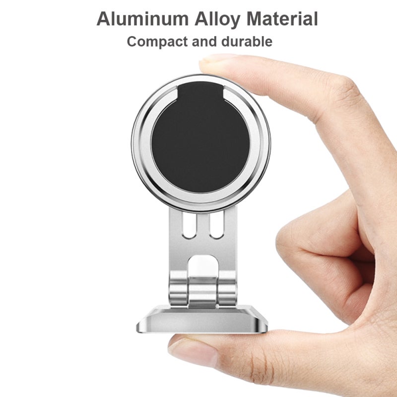 UURIG PH-06 Portable Magnetic Phone Mount Phone Holder Phone Tripod Mount Aluminum Alloy Replacement for iPhone 14/13/12 Series - Image 3