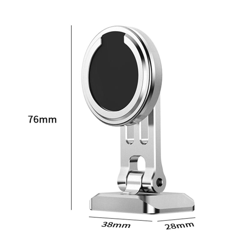 UURIG PH-06 Portable Magnetic Phone Mount Phone Holder Phone Tripod Mount Aluminum Alloy Replacement for iPhone 14/13/12 Series - Image 2