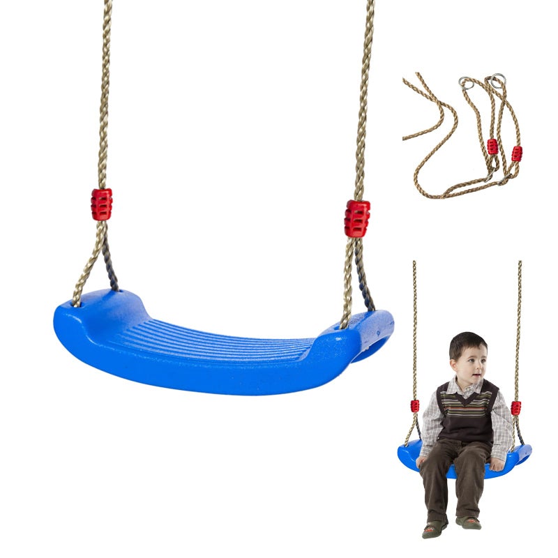 IFOYO Tree Swing Seat Swing Set Accessories for Kids Outdoor Indoor Playground Blue - Image 3