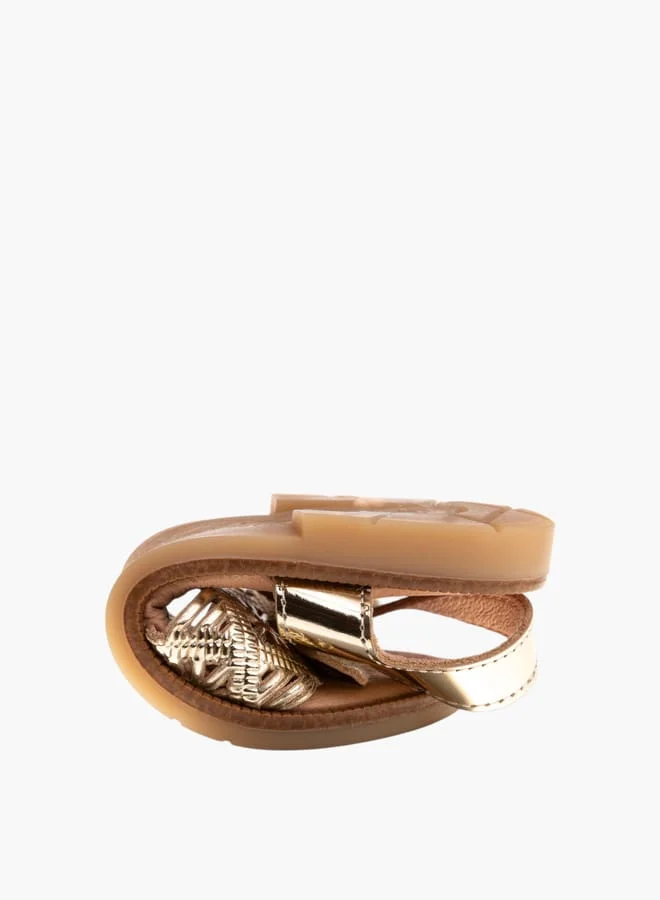 Pablosky Girls Strap Sandals With Hook And Loop Closure