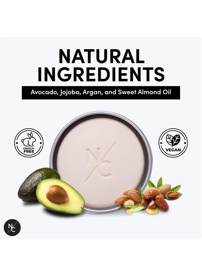 Narrative Cosmetics صابون تنظيف فرش المكياج الصلب مع وسادة تنظيف سيليكون، ينظف الفرش الطبيعية والصناعية، نباتي، خالي من القسوة، مكونات طبيعية، عطر الفانيليا - Image 1