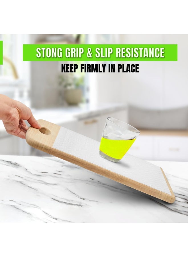 Relex Shelf Liner for Kitchen, Non-Adhesive Drawer Mats, Non-Slip Food Grade EVA Drawer Liner, Stain-Proof Liner for Shelf, Refrigerator, Cupboard, and Desk (2 Rolls, 45 x 150cm) - Image 2