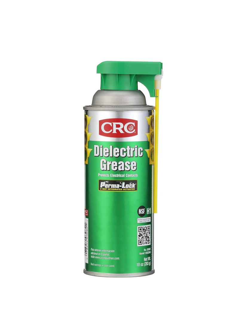 CRC CRC Dielectric Grease 03082  10 WT OZ NSF H1 Registered NonCuring Silicone Compound for Electrical Components in Food and Beverage Industry  - Image 1