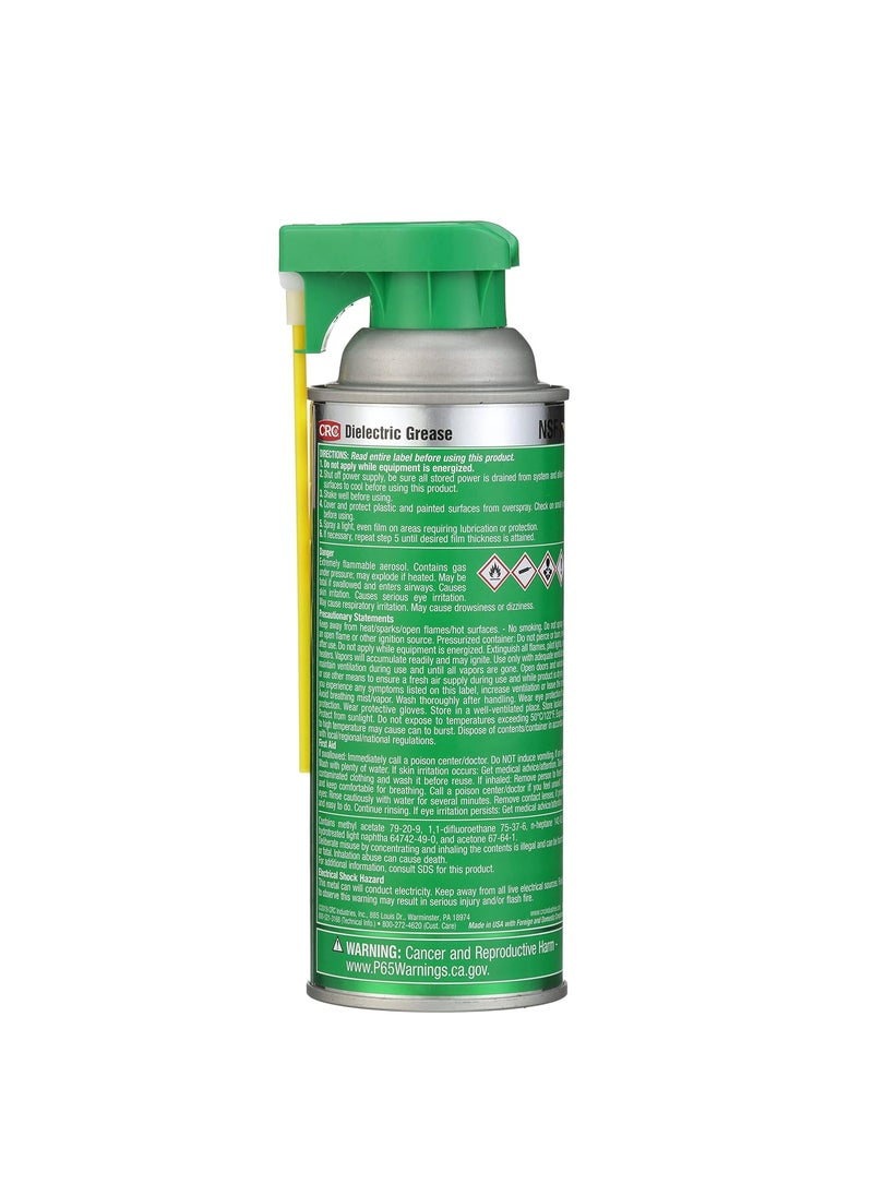 CRC CRC Dielectric Grease 03082  10 WT OZ NSF H1 Registered NonCuring Silicone Compound for Electrical Components in Food and Beverage Industry  - Image 2