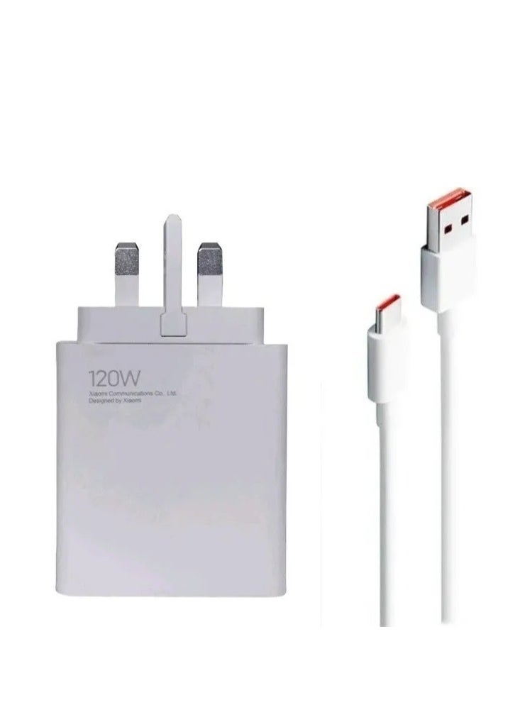 ELTRAZONE Genuine Xiaomi 120W Ultra Fast Charger with USB-C 6A Cable, UK Plug, Fast Charging for Xiaomi Devices - Image 4