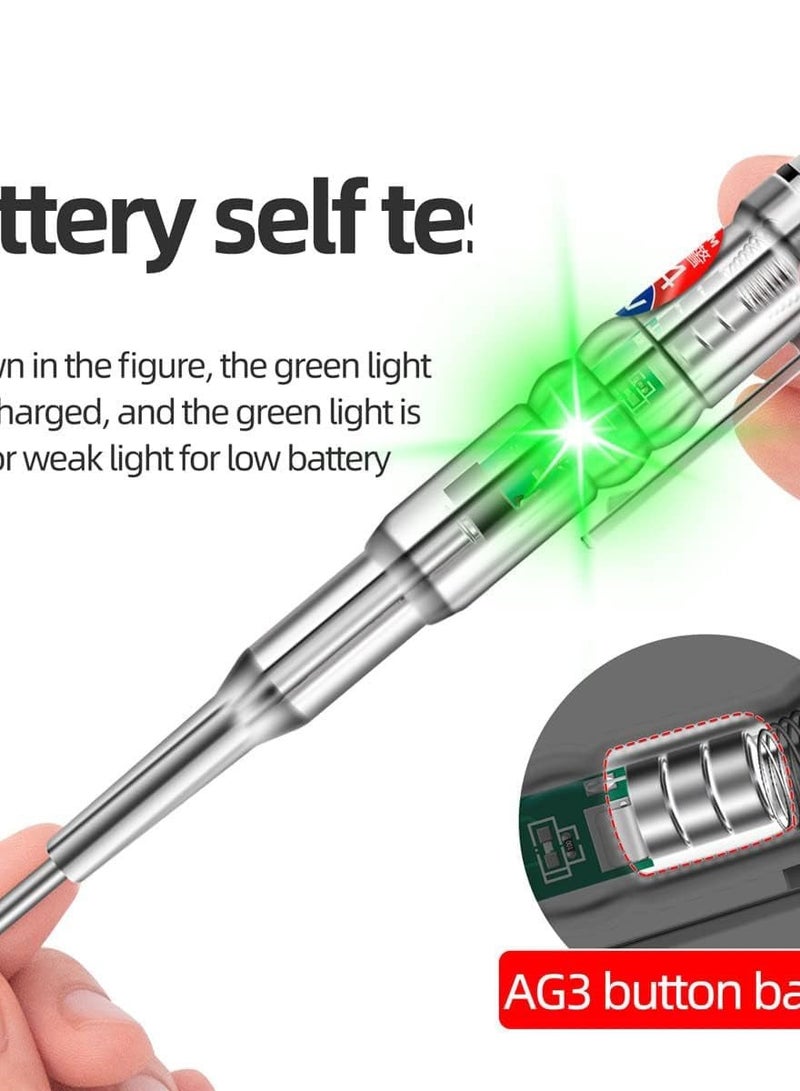 Fuse Tester,B14 24  Tester Electric Induced Electric Screwdriver Probe With Indicator Light Sound and Light Alarm Test Pen - Image 2
