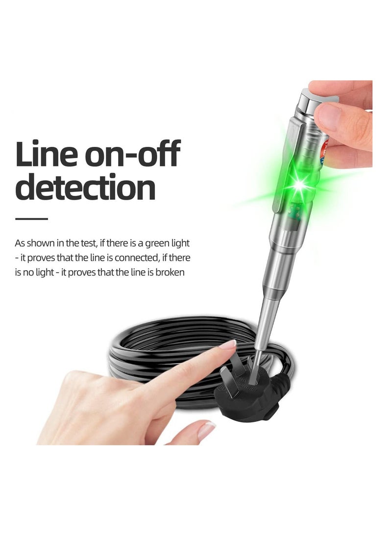 Fuse Tester,B14 24  Tester Electric Induced Electric Screwdriver Probe With Indicator Light Sound and Light Alarm Test Pen - Image 5