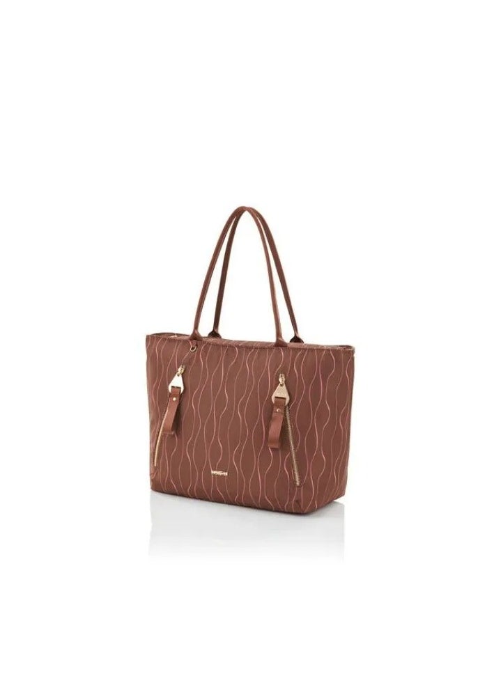 AMERICAN TOURISTER American Tourister Alizee Day Large Tote Bag - Dark Brown Guava- 1 Year Global Warranty  - Image 2
