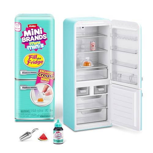 Mini Brands مجموعة ألعاب ملء الثلاجة ميني براندز مع ضوء UV من زورو للسلع القابلة للجمع DIY ريزين بلاي وصفة حصرية غير صالحة للأكل 8 - Image 1