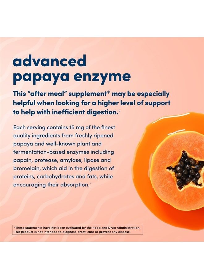 American Health Super Papaya Enzyme Plus - 180 Chewable Tablets - The After-Meal Supplement - Non-GMO - 60 Servings - Image 2