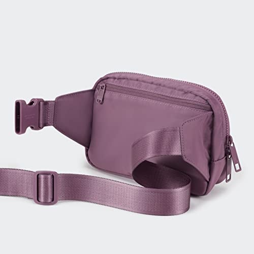 Pander Belt Bag Large 2L, Nylon Fanny Pack Purse for Women and Men with Adjustable Strap, Purple Lavender - Image 4