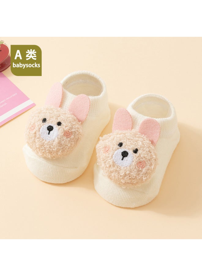 Newborn Baby Boat Socks Spring And Autumn New Product A-grade Cotton Baby 0-1 Year Old Dotted Non-slip Floor Socks 6