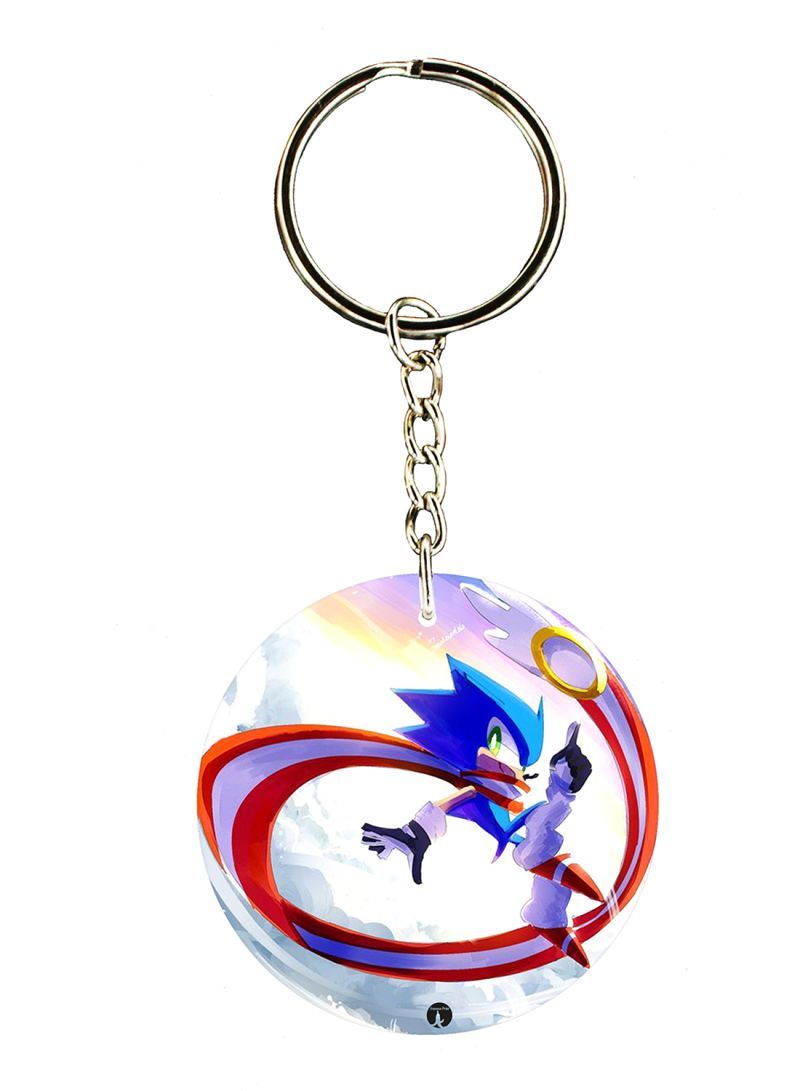 RKN Sonic Double Side Printed Keychain