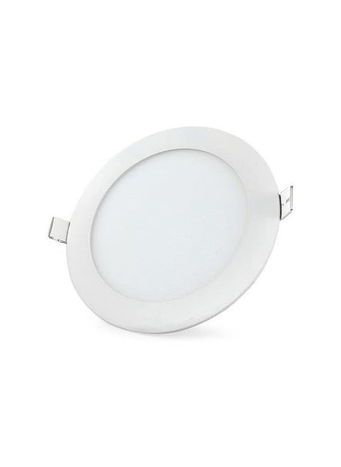 Submersible circular panel, 9 watts, plastic, white * yellow lighting