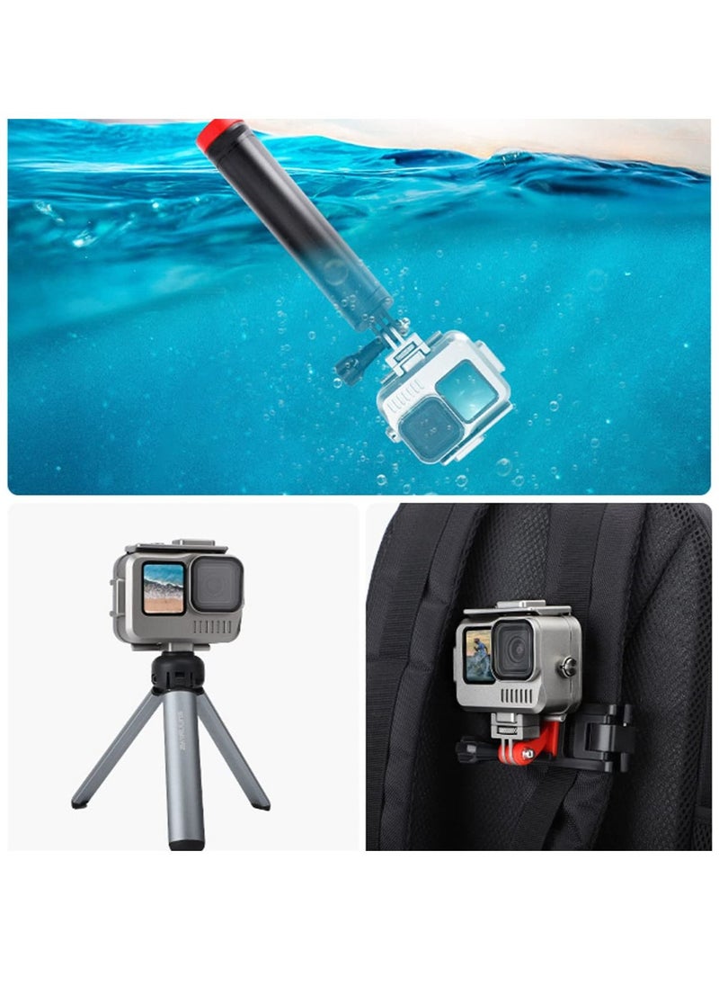 Y&D - Aluminum Waterproof Case for GoPro Hero 11/10/9 Black, Protective 131FTUnderwater Dive Housing Shell with 2 Cold Shoes Hero11/10/9 Black Action Camera - Image 1