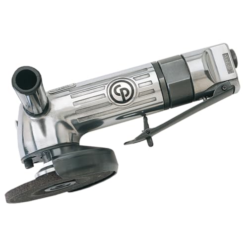 Chicago Pneumatic CP854 - Air Die Grinder Tool, Welder, Woodworking, Automotive Car Detailing, Stainless Steel Polisher, Heavy Duty, Right Angle Grinder, 4 Inch (100 mm), 0.7 HP / 520 W - 13000 RPM, Black - Image 1