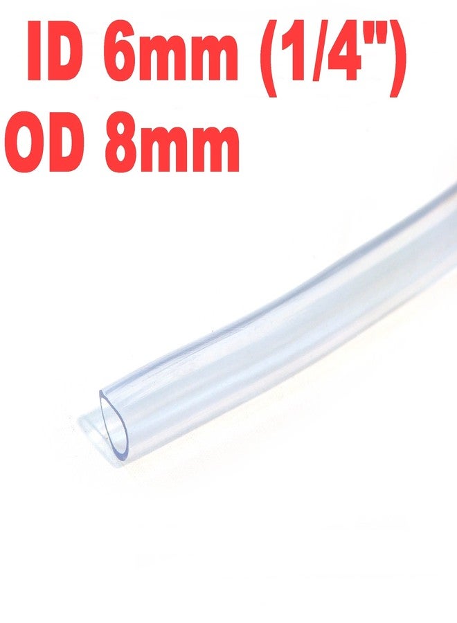 siny 1/4" ID 25Ft 7.5 Meter PVC Clear Vinyl Tubing Flexible Air Vacuum Aquarium Hose - Image 2