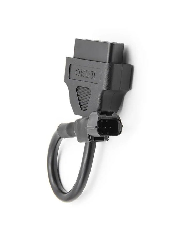 Generic Kymco Motorcycle OBD2 Diagnostic Cable Connector 3 Pin To 16 Pin OBD Adapter  - Image 1