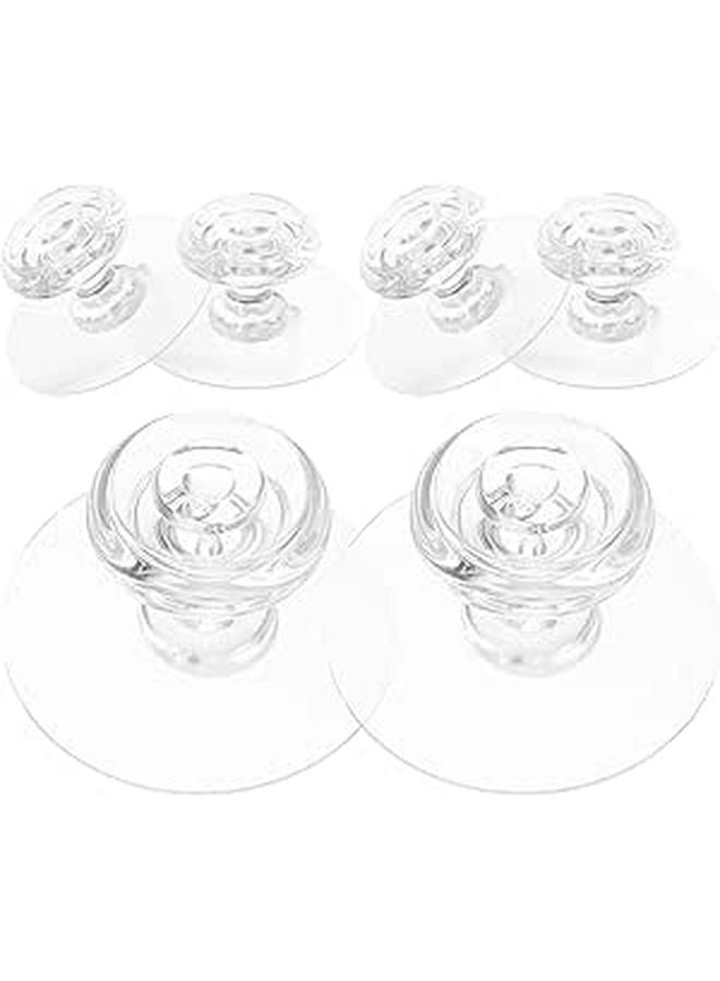 6pcs Heavy Duty Self Adhesive Wall Hooks Removable No Drill for Bathroom Kitchen Tiles Glass Doors - Image 1