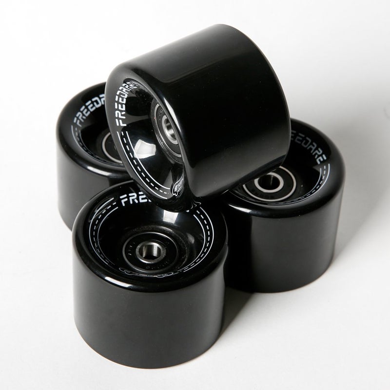 FREEDARE Skateboard Wheels 60mm 83a with Bearings and Spacers Cruiser Wheels (Blue,Pack of 4) - Image 3