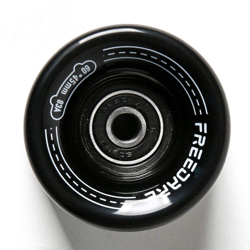 FREEDARE Skateboard Wheels 60mm 83a with Bearings and Spacers Cruiser Wheels (Blue,Pack of 4) - Image 4