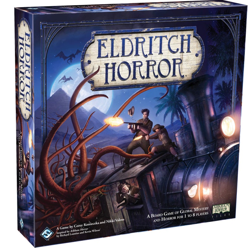 Asmodee Eldritch Horror Board Game - A World-Spanning Cooperative Adventure in Terror, Mystery Game for Adults, Ages 14+, 1-8 Players, 2-4 Hour Playtime - Image 1