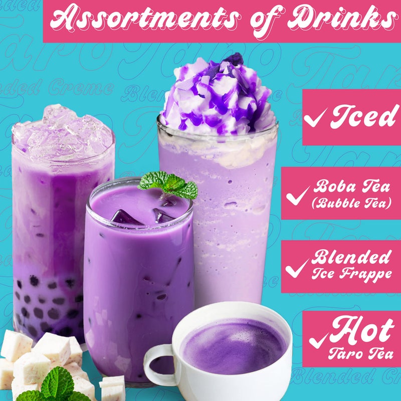 Taro milk tea powder [2.95 lbs] (45 servings) taro powder for bubble tea. Bulk size. - Image 3