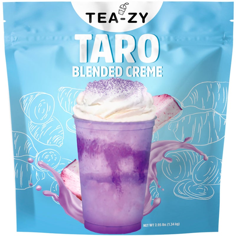 Taro milk tea powder [2.95 lbs] (45 servings) taro powder for bubble tea. Bulk size. - Image 1
