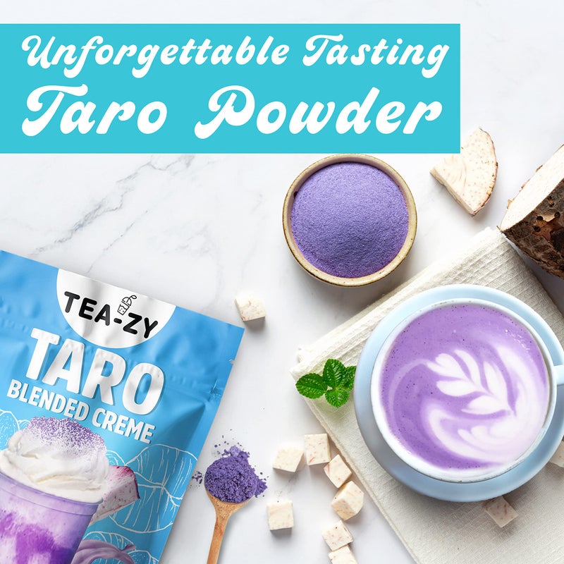 Taro milk tea powder [2.95 lbs] (45 servings) taro powder for bubble tea. Bulk size. - Image 2