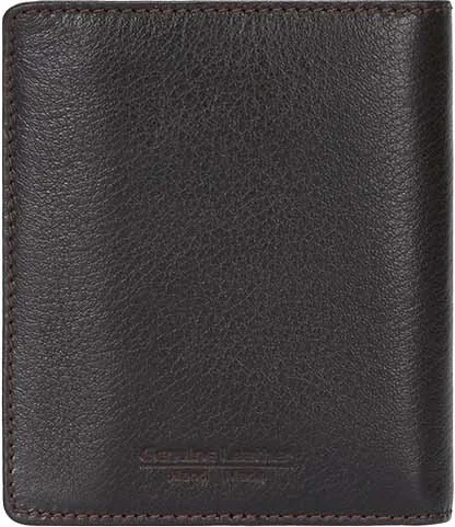 Cengiz Pakel Leather Coin Compartment Brown Wallet 13659