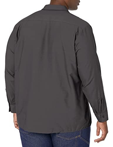 Red Kap Men's Industrial Work Shirt, Regular Fit, Long Sleeve, Charcoal, Large - Image 2