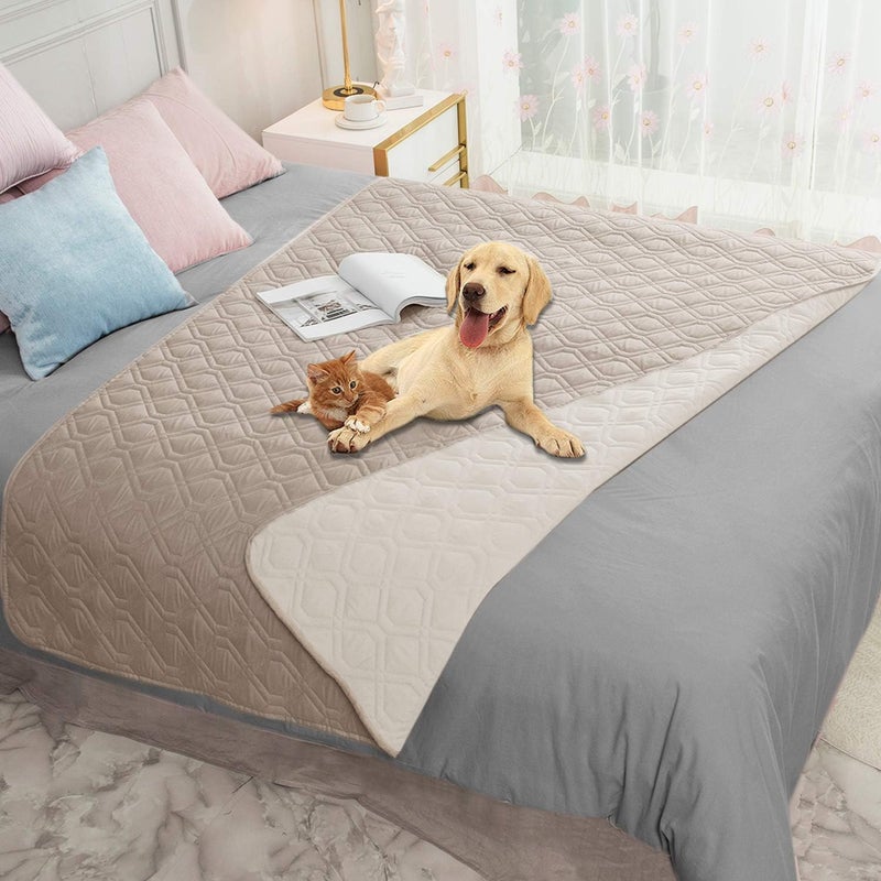 Ameritex Waterproof Dog Bed Cover Pet Blanket for Furniture Bed Couch Sofa Reversible - Image 1