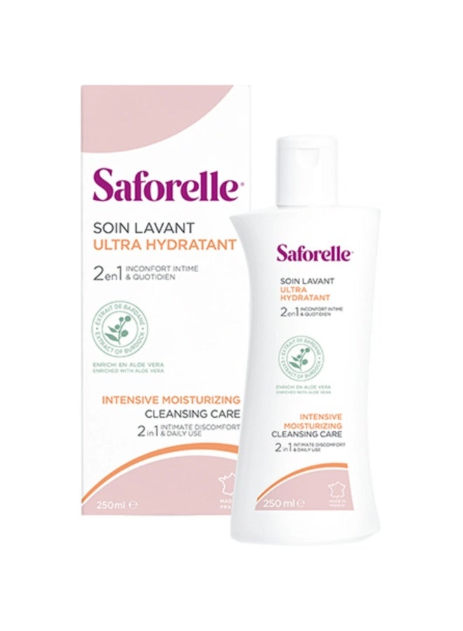 Saforelle Intensive Moisturising Cleansing Care Intimate and Corporal Hygiene 250ml - Image 2