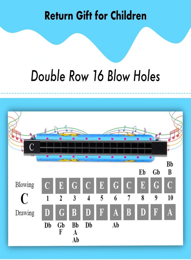 سنابترون مجموعة هارمونيكا سنابترون 12 قطعة للأطفال، آلة موسيقية كرتونية، هدايا عيد ميلاد للبنات والأولاد - Image 4