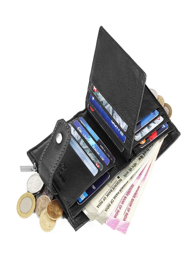 WildHorn RFID Protected Leather Wallet for Men,Black - Image 4