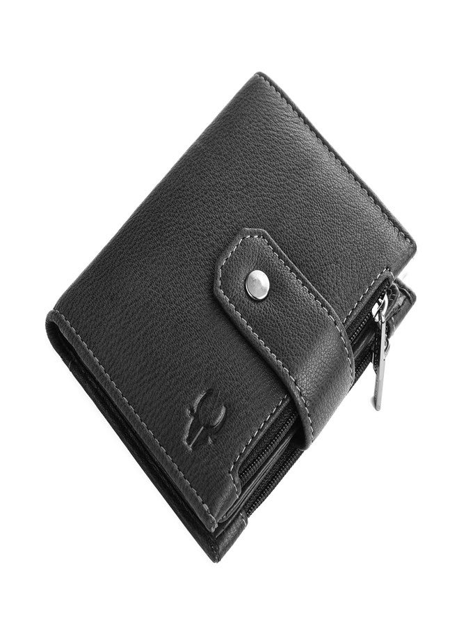 WildHorn RFID Protected Leather Wallet for Men,Black - Image 3