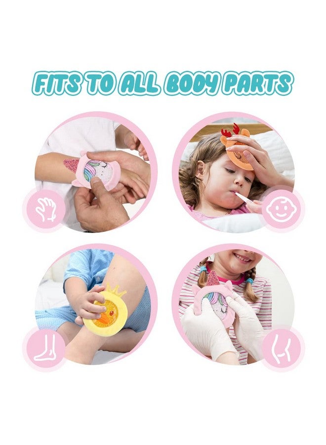 Hilph Kids Ice Packs for Boo Boos, Reusable Hot Cold Packs with Cover for Kids Children Injuries, Toddler Animal Round Ice Packs for Kids Bumps, Swelling, Wisdom Teeth (3 Packs) - Image 3